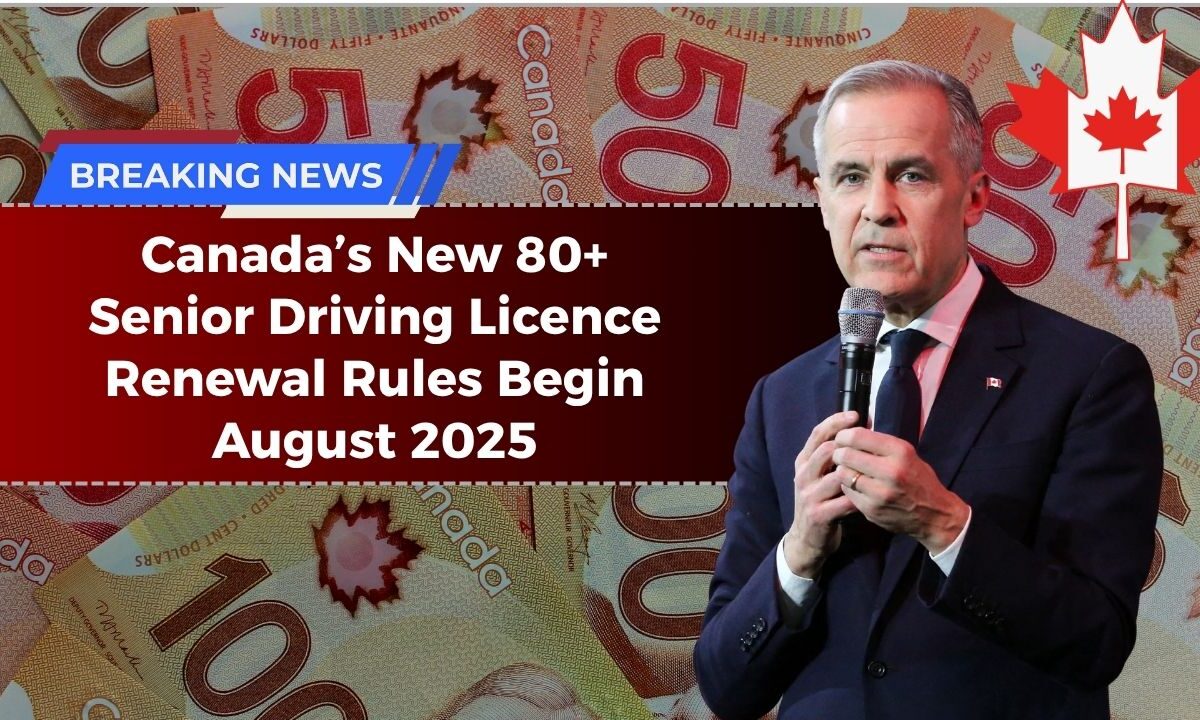 Canada’s New 80+ Senior Driving Licence Renewal Rules Begin August 2025 – What Drivers Must Know