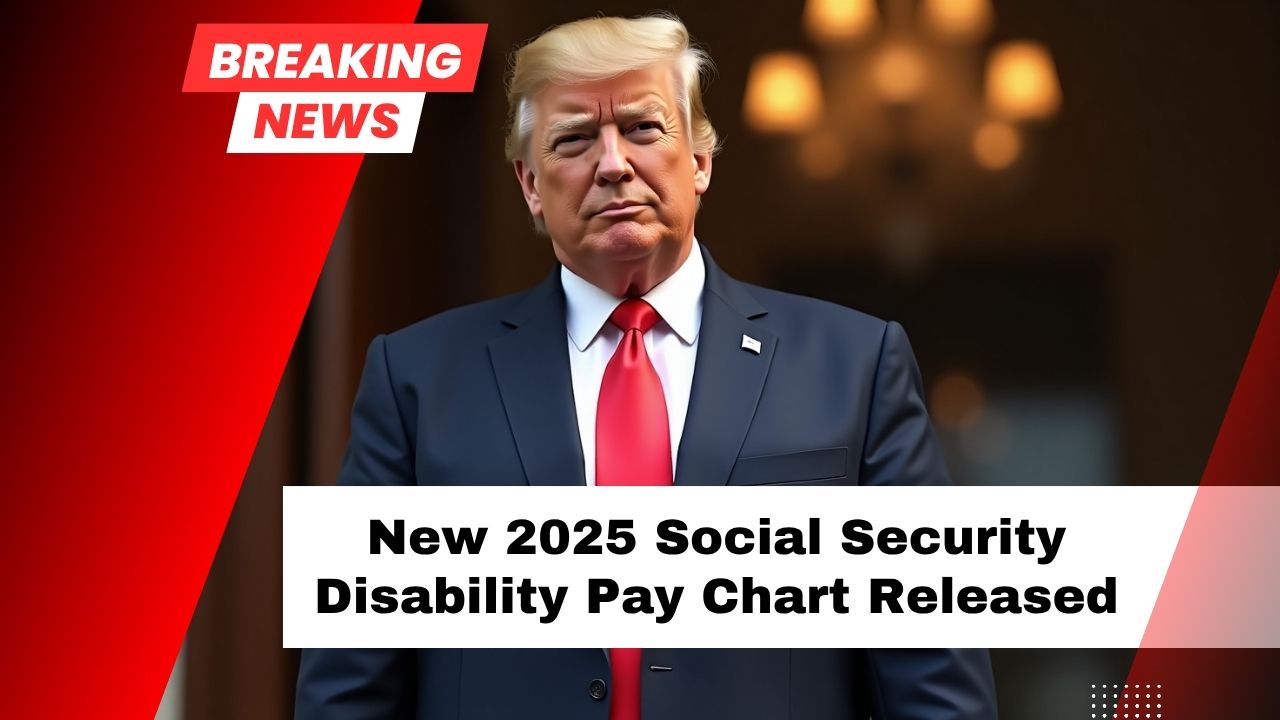 New 2025 Social Security Disability Pay Chart Released – See How Much You’ll Receive Monthly